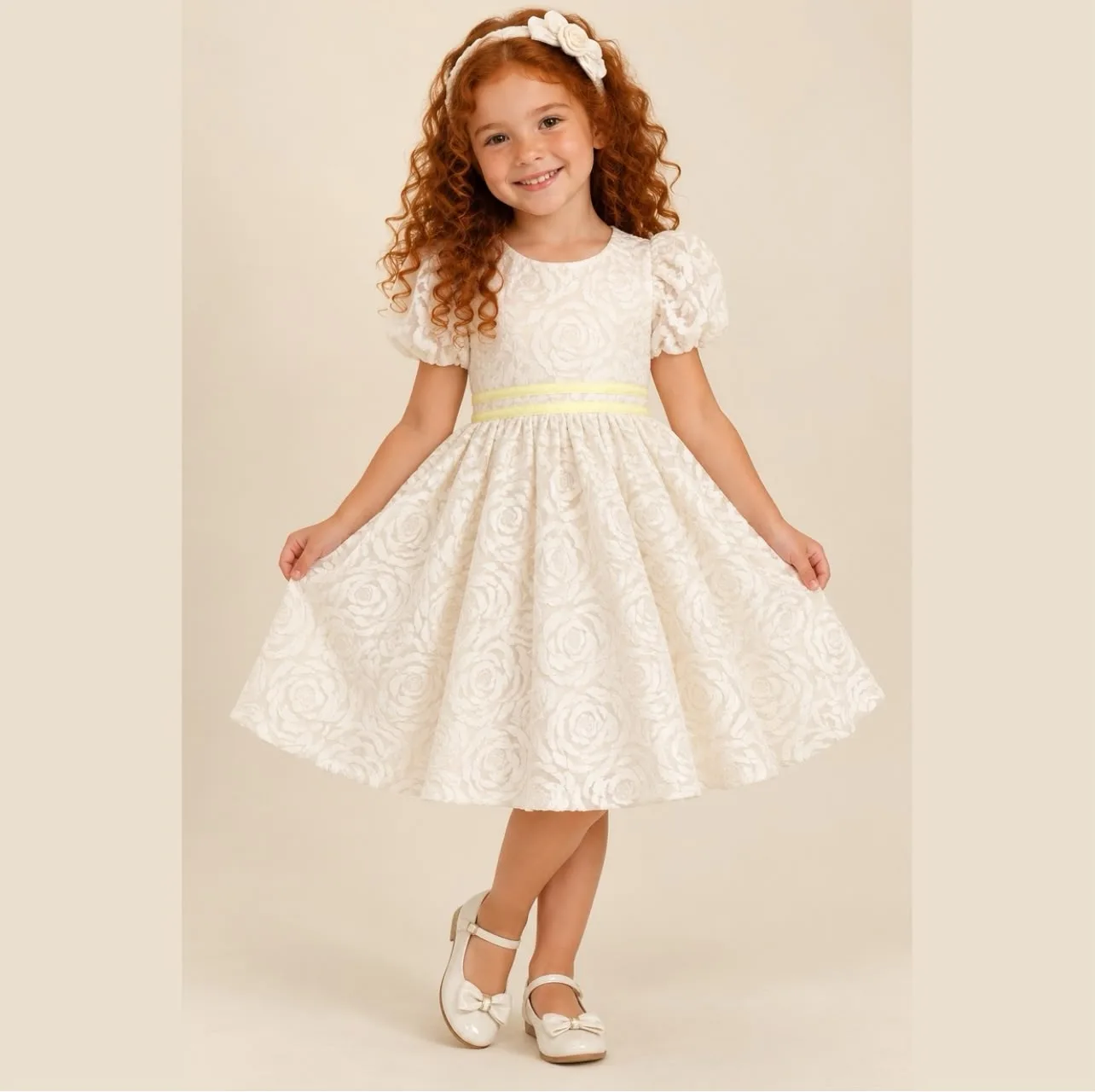 Vestido Bebê Menina Pirilampo Kids 1149C Off