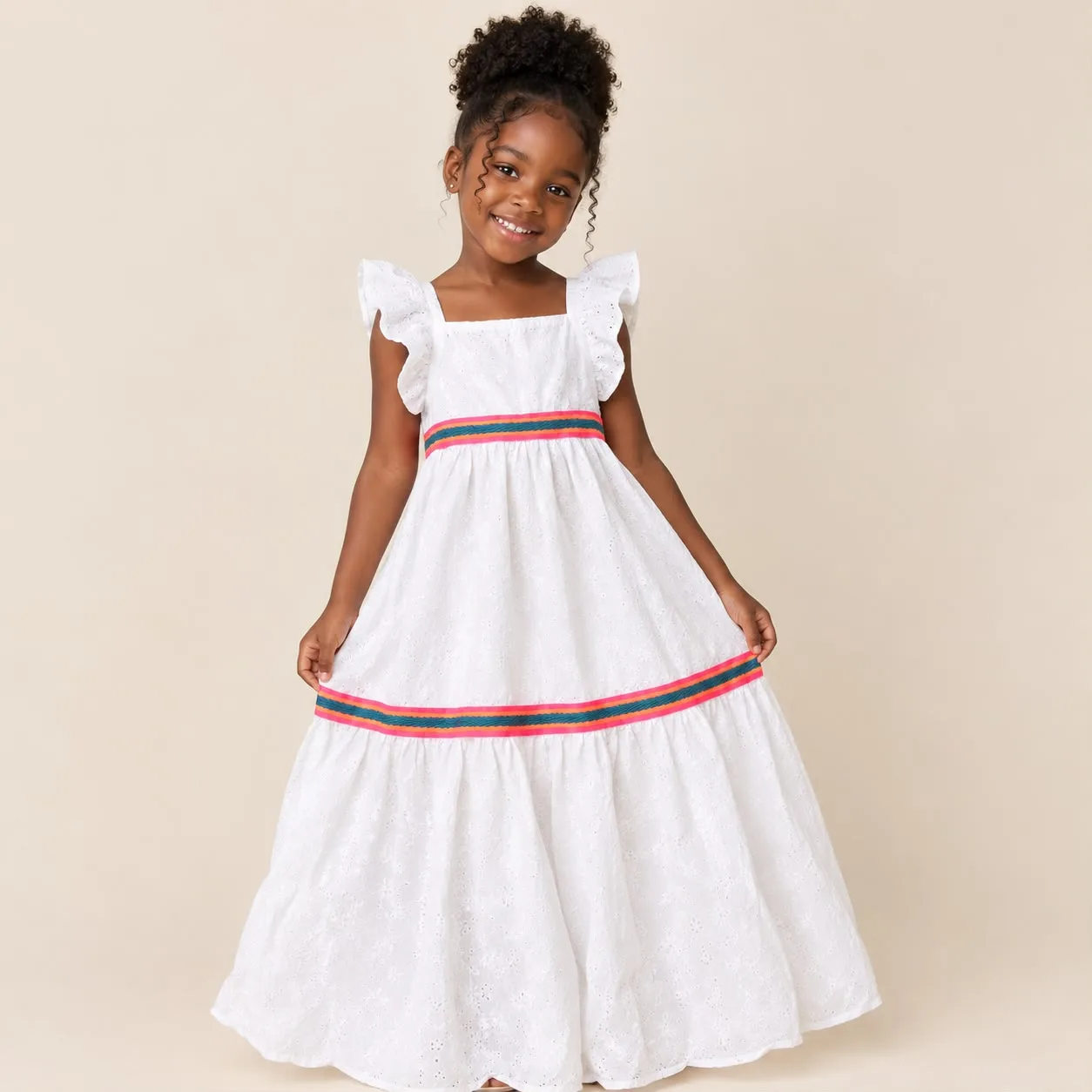 Vestido Infantil Menina Pirilampo Kids H33693 Branco