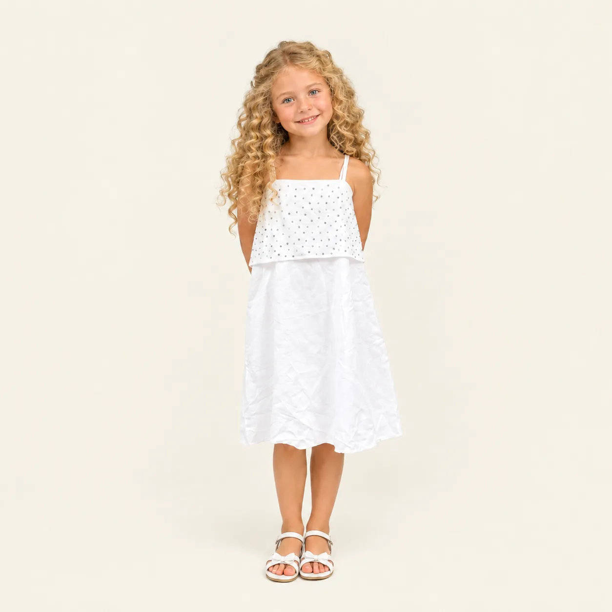 Vestido Infantil Menina Pirilampo Kids Branco