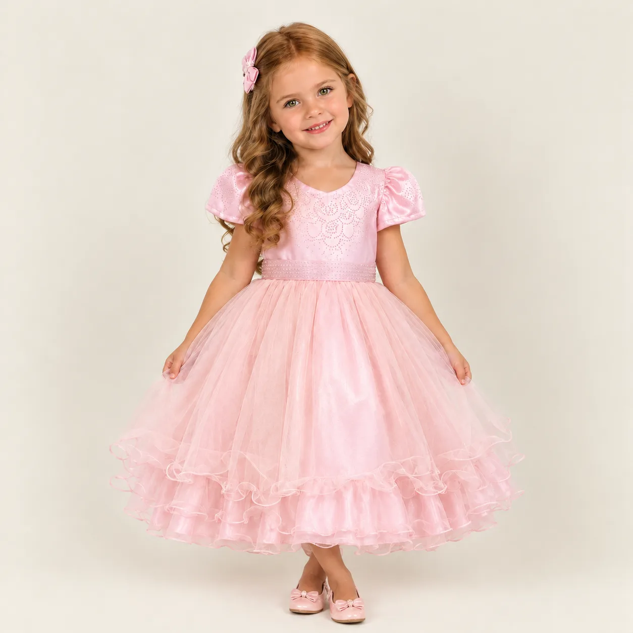 Vestido Infantil Menina Pirilampo Kids Rosa