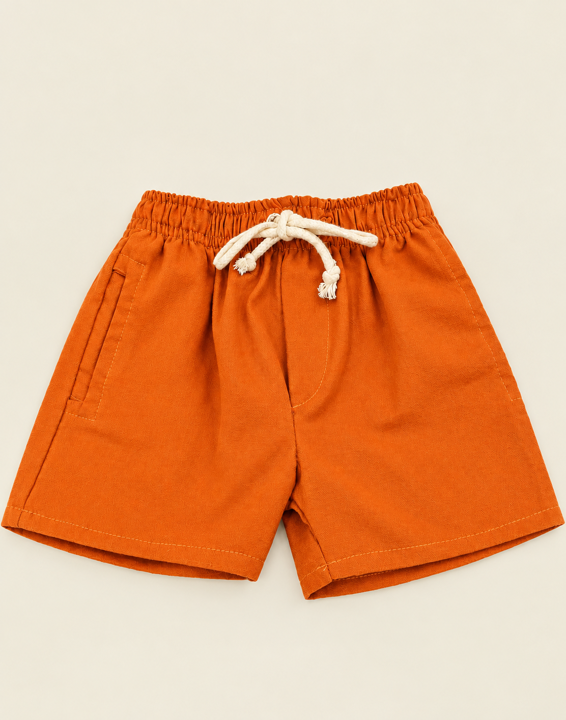 Bermuda de Linho Pirilampo Kids Laranja