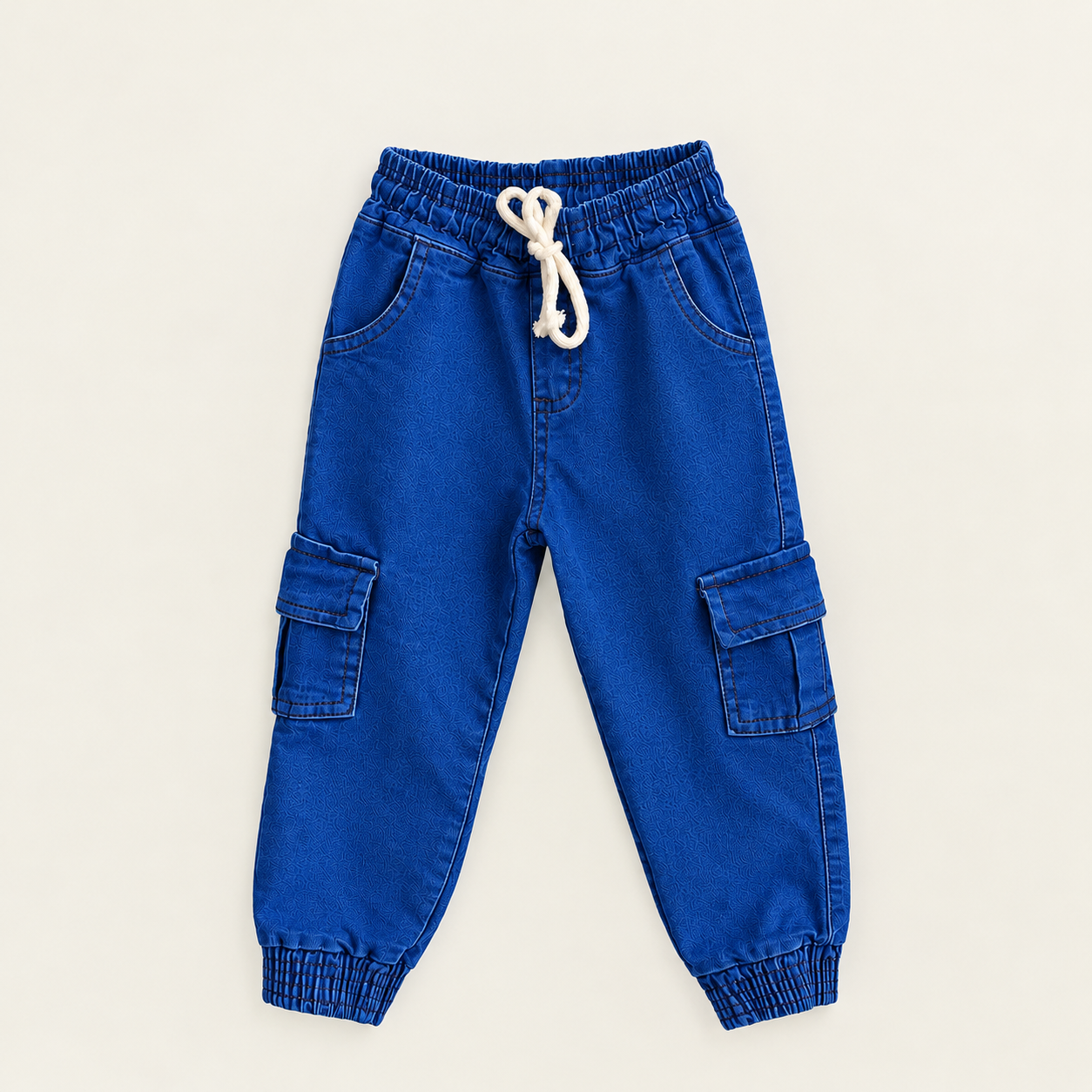Calça Infantil Menino em Sarja Milon Pirilampo Kids Azul