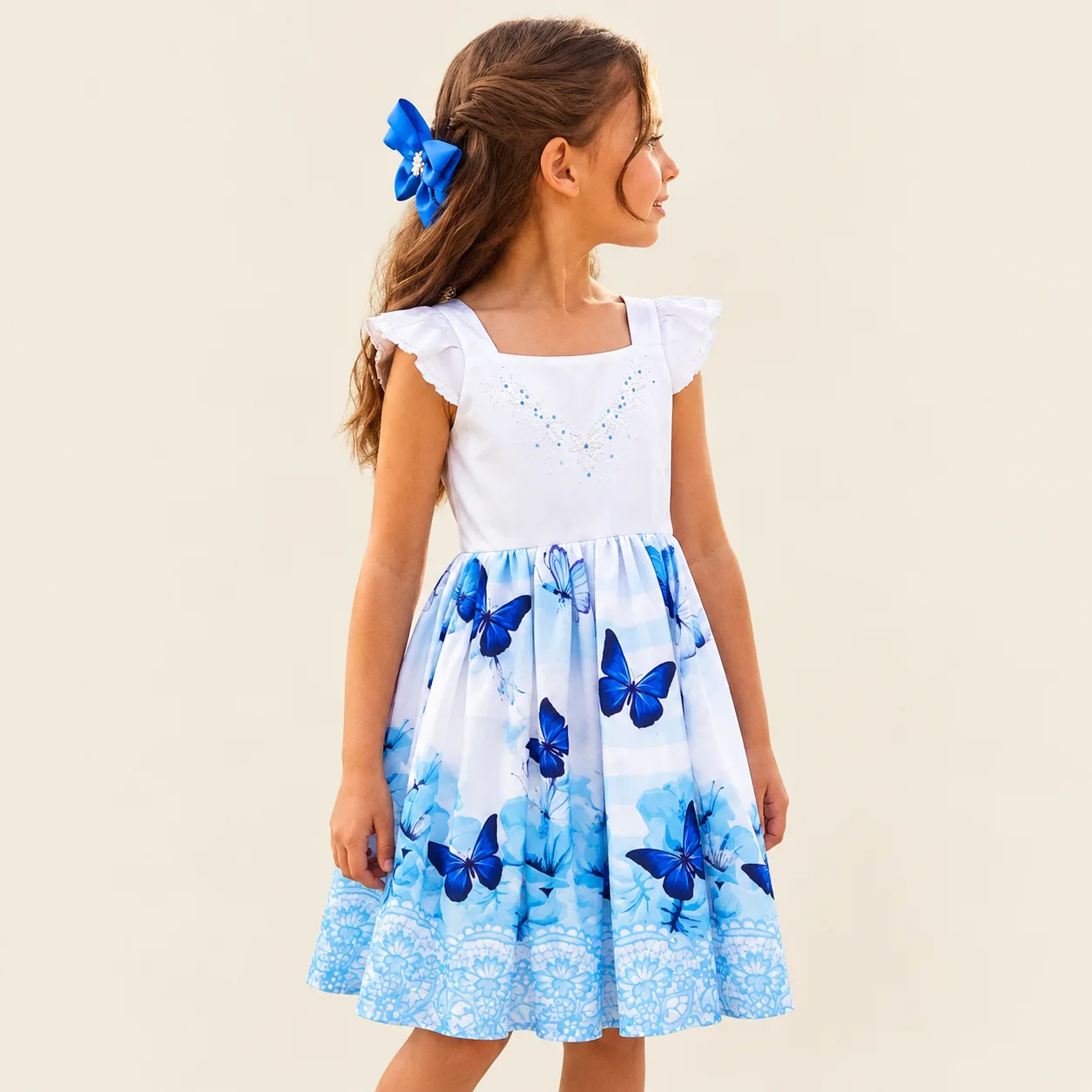 Vestido Infantil Menina Pirilampo Kids Branco