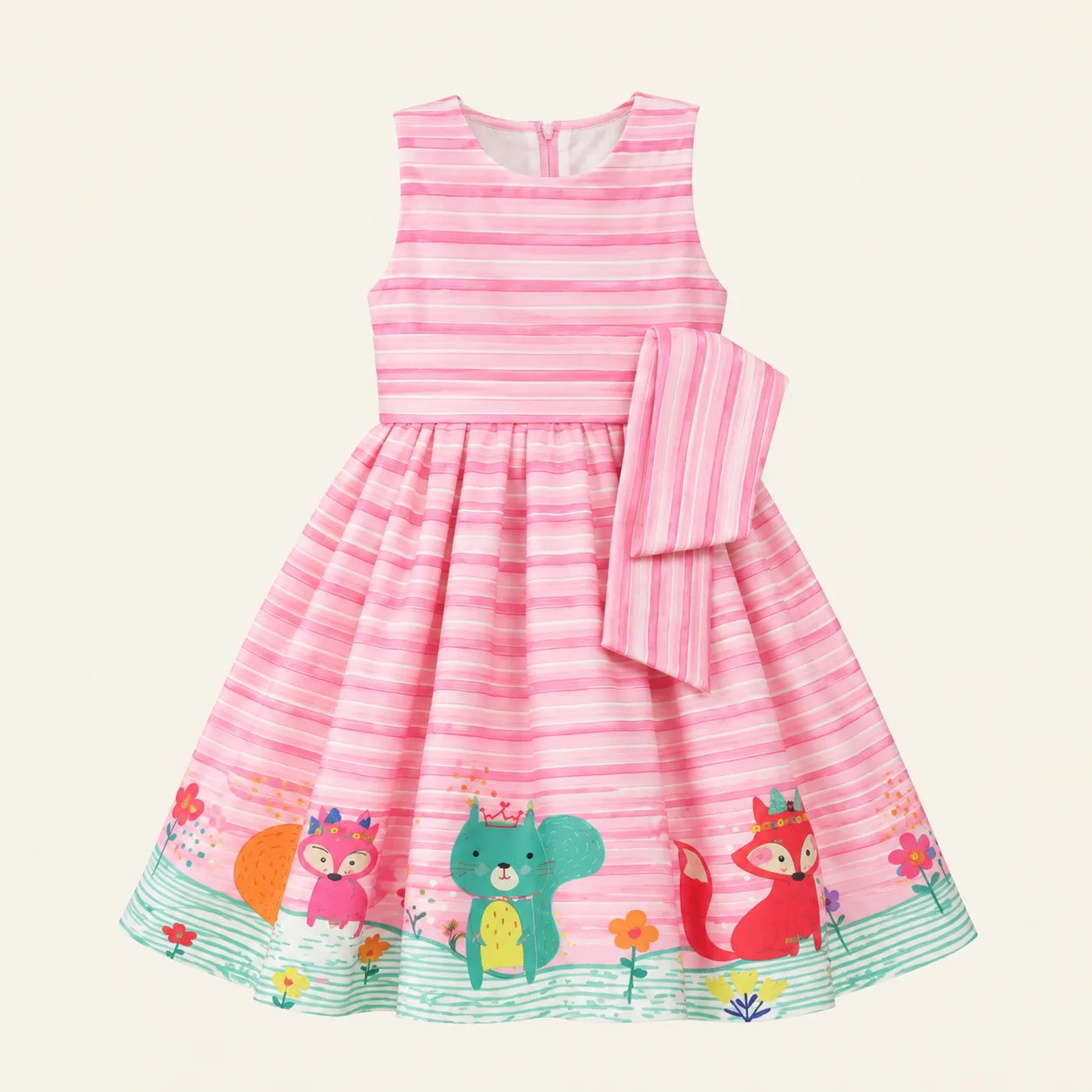 Vestido Infantil Menina Pirilampo Kids Rosa Claro