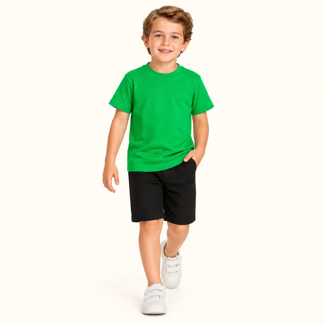 Camisa Infantil Menino Pirilampo Kids CAMISA TE 04.06.2025 Verde