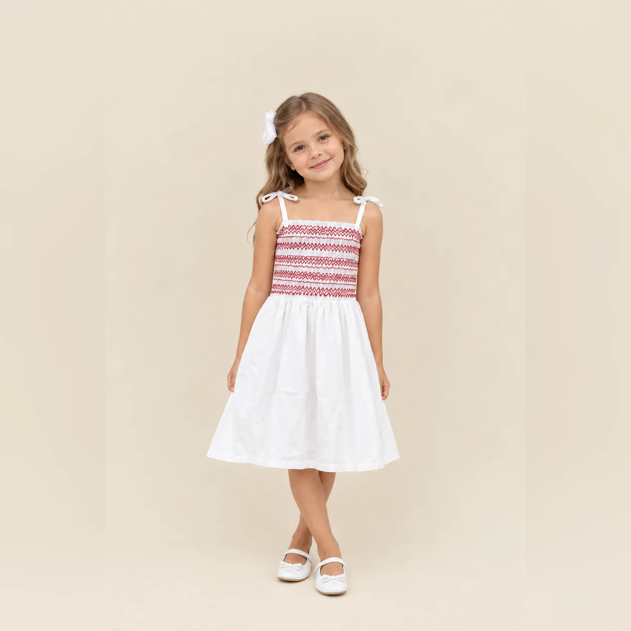 Vestido Infantil Menina Pirilampo Kids Branco