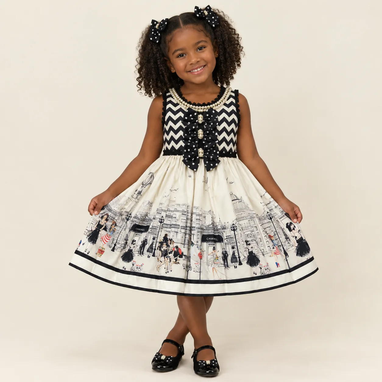 Vestido Infantil Menina Pirilampo Kids Branco