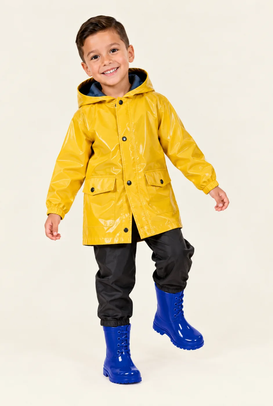 Galocha Infantil Menino Pirilampo Kids Azul Royal