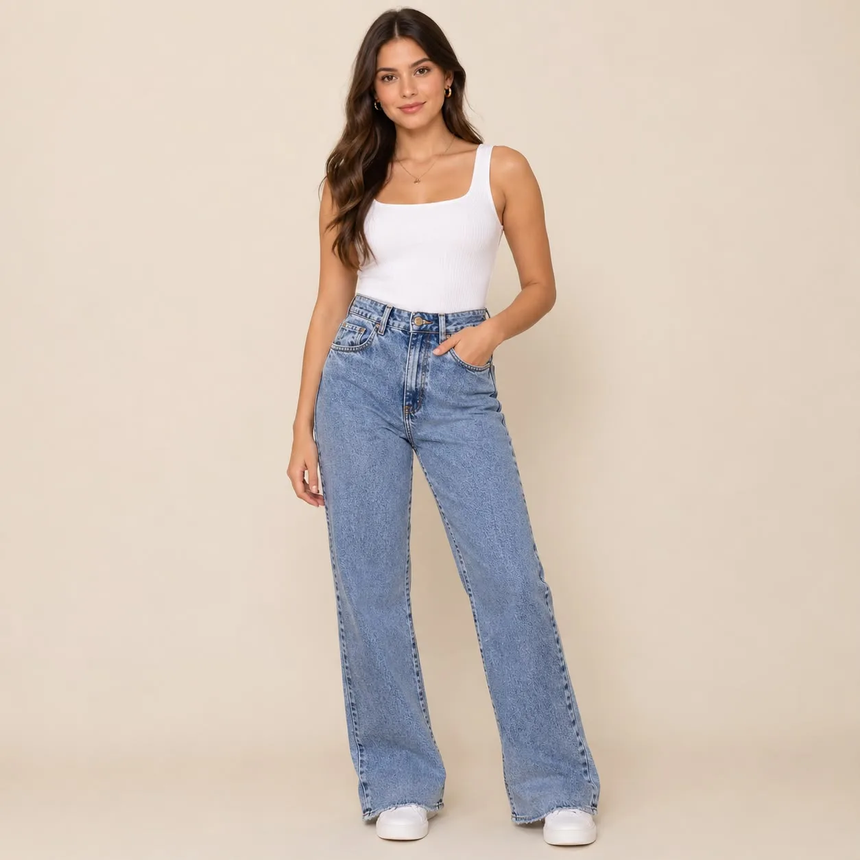 Calça Jeans Teens Menina Pirilampo Kids CALÇA JEANS DE Jeans Claro