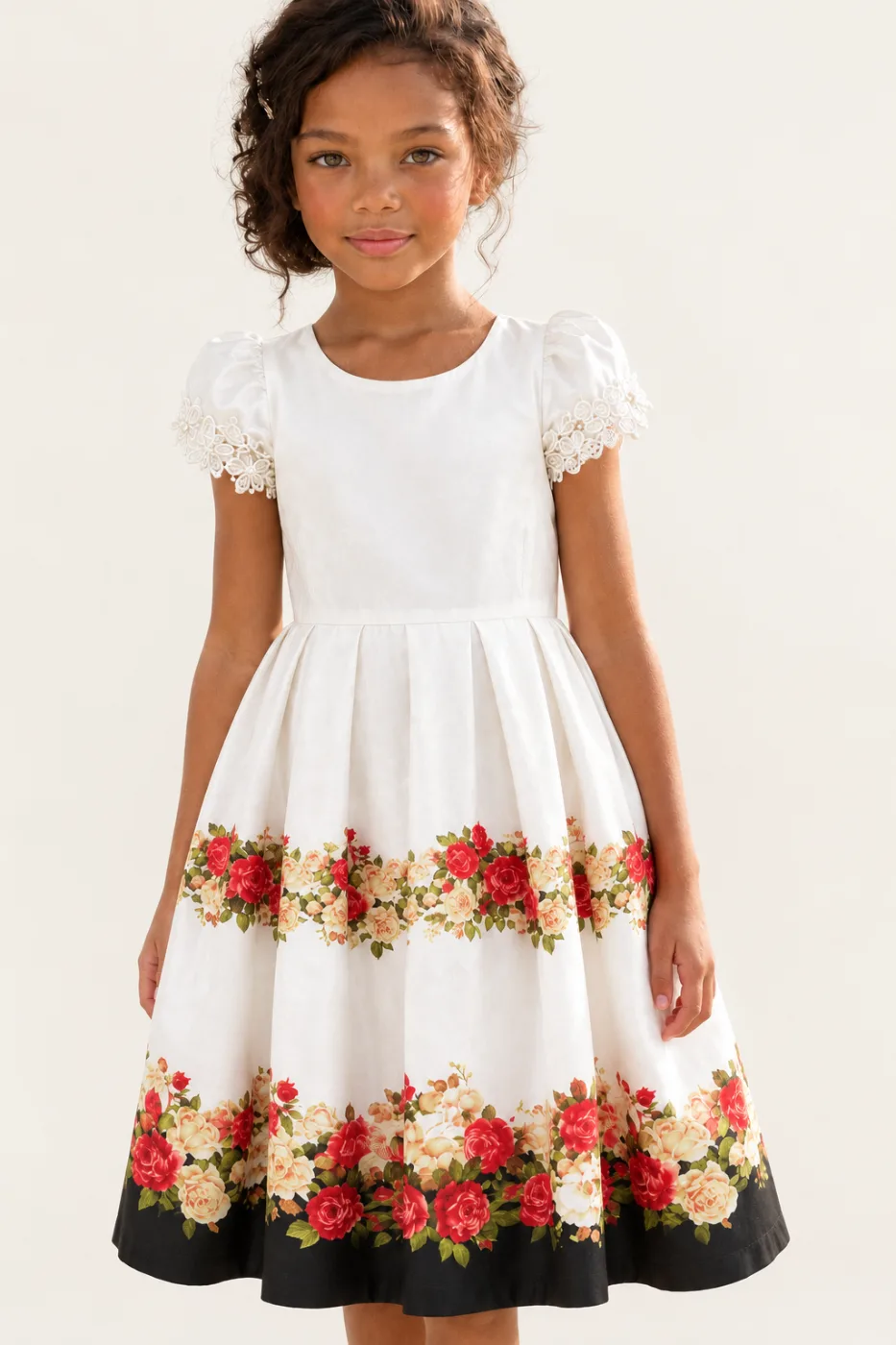 Vestido Infantil Menina Pirilampo Kids Branco